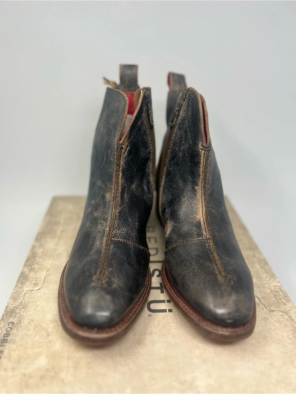 BedStu Tabitha Leather Boots Size 10